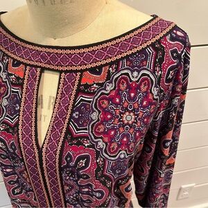 Wisp Paisley Print Dress - Size 16W